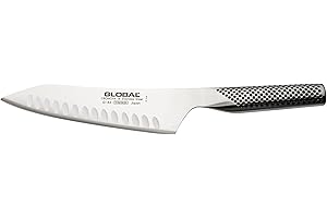 Global Cuchillo de Cocinero Oriental alveolado, 18cm, G- 83