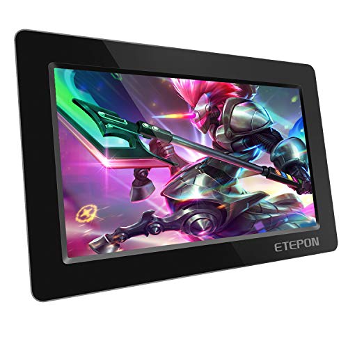 ETEPON Display con monitor TFT HDMI per Raspberry Pi (1042 x 600) Pi 3 2 Modello B + 3B 2B B + A + A EP010 10.1 pollici blu