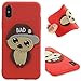 Produktbild iPhone X Hülle,iPhone X Handyhülle,Roreikes Weich TPU Silikon Schutzhülle Niedlichen Männliche Eule Muster Schale Tasche Etui Case Cover schutzschale vor Stürzen und StößenHandyhülle für iPhone X