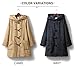 Sweet Mommy Big Hooded Maternity and Mother's Duffle Coat with baby pouch CAMELL