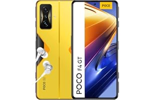 XIAOMI POCO F4 GT 5G - Smartphone 12+256GB, display AMOLED E4 120Hz 6,67 pollici, Snapdragon 8 Gen 1, tripla fotocamera 64MP, 4700mAh HyperCharge 120W, Cyber Yellow, Alexa mani libere