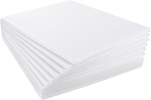 ASelected 10 Pack 255 X 200Mm Foam Board, 5Mm Thick Polystyrene Foam Sheet for Model Making, Mounting Photos, Presentations, Arts and Crafts Projects (White)