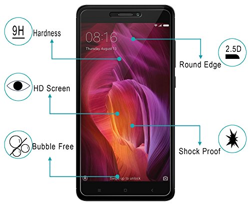 [3 StÃ¼ck] MOOKLIN Xiaomi Redmi Note 4 Panzerglas Displayschutzfolie,[Anti-Kratzen] Handy Schutzfolie fÃ¼r Xiaomi Redmi Note 4