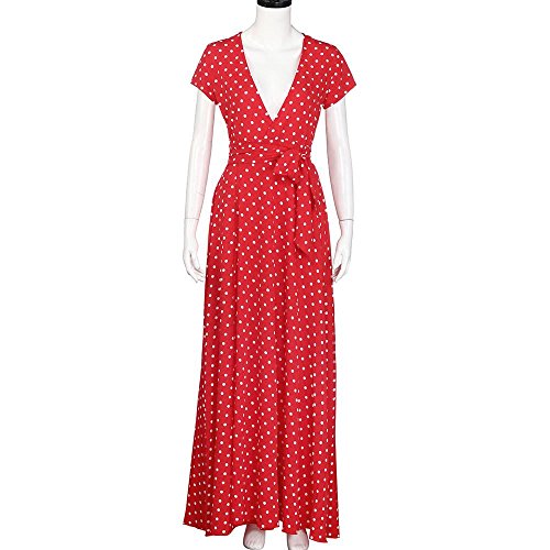 Xinan Damen Sommer Langes Cocktail Strand Kleid - 3