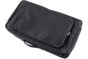 Hajimia Guitar Pedal Board Case Pedalboard -Tragetasche tragbar für Gitarrenpedale DJ Controller Micro -Synthesizer Schwarze Taschen, Hüllen Covers