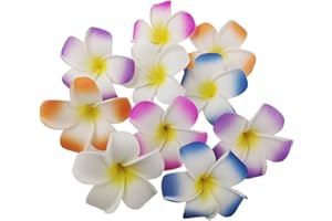 Foam Hair Clips, Runaup Hawaiian Artificial Plumeria Foam flower Hair Clip for Wedding Party Beach Headdress Accessory