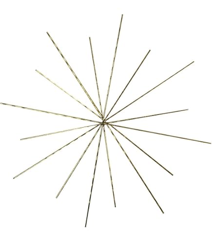Hestya 32 Stelle in Filo Metallico per Perle Decorazioni Semilavorate a Forma di Stella con Pinze ad Ago 9,5 cm 11,5 cm Fiocchi di Neve in Filo Kit Artigianale per Fai da