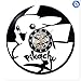 Produktbild NIGHT BLACK Pokemon der Film Design Vinyl Wanduhr Cartoon Pikachu Home Decoration Hängende Wanduhr Reloj De Pared, 13 großes Geschenk für Geburtstag, Jubiläum oder eine andere Gelegenheit