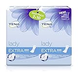 TENA Lady Extra Towel Pads - 3x Packs of 20 ( 60 Towels )