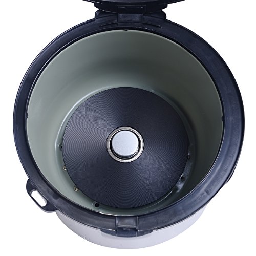 Multikocher Multicooker Kochgerät Elektro Schneller Kocher Smartgerät Zeit Einstellung 4L 6L (4L) - 4