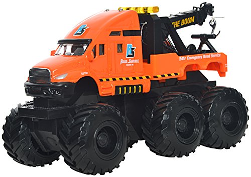 Buy Maisto Builder Zone Quarry Monsters Tow Truck Die Cast Toy Truck (Orange) on Amazon ...