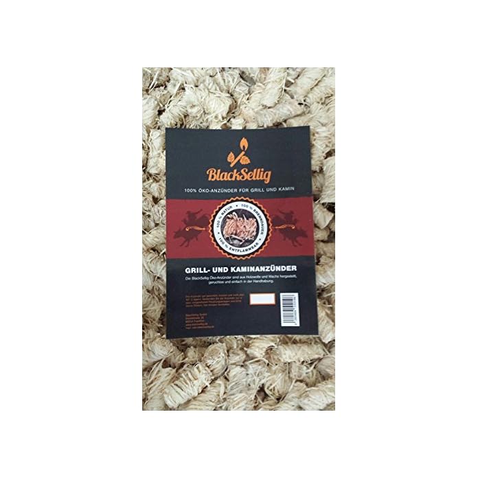 5 Kg Ko Anznder Anzndwolle Grillanznder Ofenanznder Kaminanznder Aus Holzwolle Und Wachs Von Blacksellig