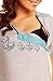Happy Mama Women's Maternity Nightie Robe Hospital Set Nursing Nightshirt. 385p (Turquoise, 16)