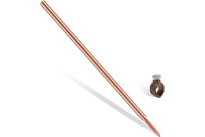 Copper Clad Deep Earth Ground Rod, Diameter 16 mm kolstål, 254um (UL-467 standard) Red Copper Coating (set med silikon