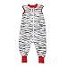 Produktbild TupTam Unisex Babyschlafsack mit Beinen Unwattiert, Farbe: Zebra, Größe: 80-86
