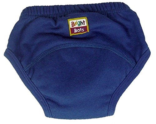 Bright Bots Washable Potty Trainer Pants with PUL Lining - Blue Size Small (upto approx 18 months)