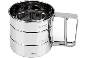 iTimo Tamis à Farine en Acier Inoxydable en Maille pour pâtisserie et pâtisserie