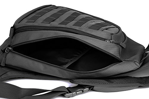DCCN Rucksack mit einem Gurt Crossbag Sling bag Molle Sling Rucksack für Radfahren Wandern Camping - 8