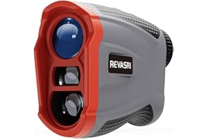 REVASRI Range Finder for Golf, Golf Rangefinder with Pin Lock Vibraiton, Slope Compensation and Magnet, 1000 Yards USB Charging
