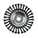 Produktbild LouiseEvel215 Unkrautbürste Drehgelenk Twist Knot Stahldrahtbürstenscheibe 25,4x200mm Landscaping & Cutting Irrigation Machinery Mithelfer