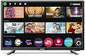 Shinco 80 cm (32 Inches) HD Ready Smart LED TV SO32SF (Black) (2021 Model) | with Alexa Built-in