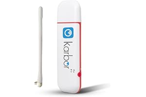 Karbor 4G LTE WLAN-USB-Modem, 300 Mbit/s kostengünstiger WLAN Stick USB-Mobil-Breitband-Dongle, verbindet bis zu 10 Geräte, ideal für Geschäft und Reisen (1 Stück Externe Antenne enthalten)