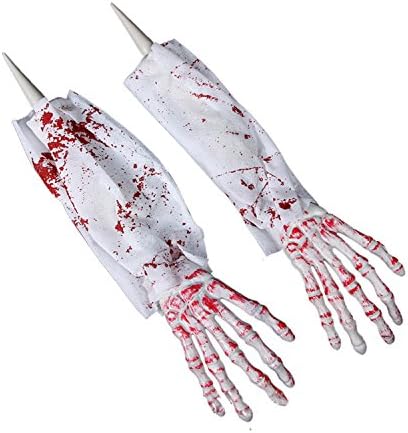 Halloween Bar Party Dance Horror Scary Fake Hand Ghost Hand Decorated Props