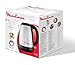 Moulinex BY540D10 Bouilloire Électrique sans Fil Subito Inox Noir 1,7L 2400W