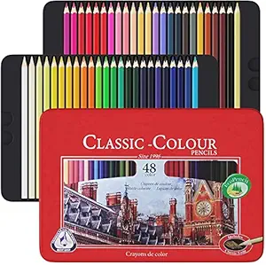 K MART Khodiyar Drawing Art Set with Colors Box Pencil Colors, Crayons Colors, Water Color, Sketch Pens Set For Kids (Print May Vary) 46 Pieces