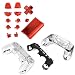 Produktbild Sharplace Metall Vollständige Gehäuse Schale Fall für PS4 Controller - Rot, One Size