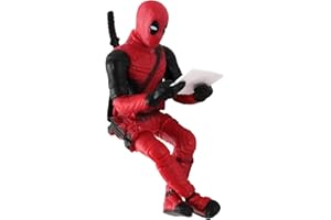 FAINCA Deadpool Action Figure Gadget Auto Interni Cruscotto Ornamento Ciondolo Ornamenti di Auto Simpatico Deadpool Decorazioni Cruscotto Figurine per Interni per Decorazioni per Car Casa o Ufficio