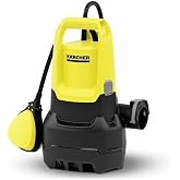 K&auml;rcher SP 9.500 Dirt Submersible Dirty Water Pump, Flow Rate 9500 L/h, Immersion Depth 7 m, Dirt Particle Size 20 mm, Remain