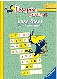 Leserätsel zum Lesenlernen (3. Lesestufe) (Leserabe - Rätselspaß) by Katja Volk, Stefan Lohr