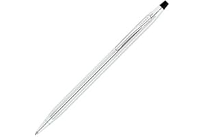 Cross Classic Century - Bolígrafo (mecanismo giratorio, mina intercambiable, grosor de trazo medio), color cromado brillante