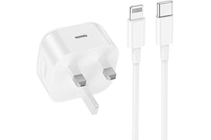 CIONUM iPhone Fast Charger Cable and Plug, [MFi Certified] Apple 20W USB C Power Adapter and C to Lightning Cable 2m for iPhone 14/13 Pro/13 Pro Max/12/11/XR/XS/iPad Pro/Airpods
