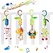 Price comparison product image Vindar 4 Packs Baby Pram Pushchair Stroller Toys, Infant Bed Cot Crib Attachments, Cartoon Animal Hanging Rattle Toddler Toys, Soft Flock Fabric, with Ringing Bell Build-in BB device