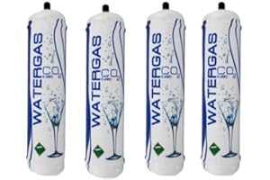 TERMOIDRAULICA RV TermoidraulicaRV® 4 bombole CO2 monouso e290 uso alimentare acqua frizzante per gasatori e refrigeratori acqua attacco M11x1 Edenya®