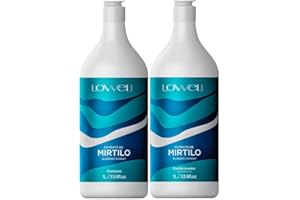 O GAJO Lowell - Pack Shampoo 1000ml + Condicionador Extrato de Mirtilo 1000ml | Blueberry Extract Hair | Champú 1000ml + Acondicionador Extracto de Arándanos 1000ml