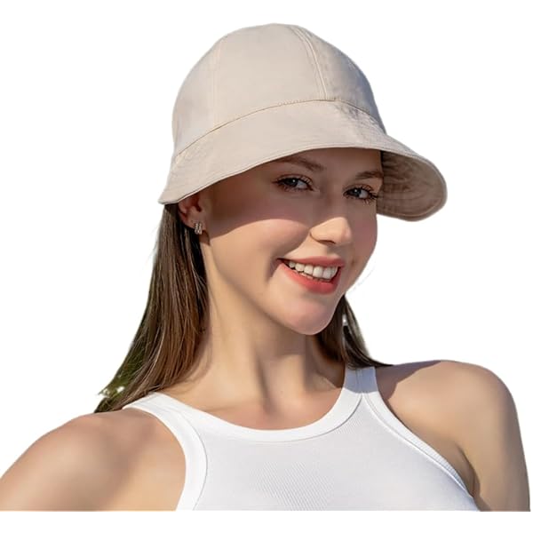 Cappelli Protezione Uv Donna Cappello Con Visiera Parasole Da Donna A Tesa Larga - Protezione UV UPF 50 Per Spiaggia E Sport Fg2025031700771 | IT Cappelli Anti Uv Donna