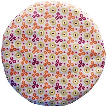 Thermal cushion made out of cherry bones "WHITECIRCLE" ideal for babies and young children, hot/cold treatment, diameter 16cm, 100% cotton, contains 150gr of cherry bones.