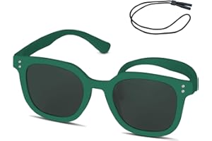 GOZINA Baby Sunglasses Kids Sunglasses Uv Protection Kids Polarised Sunglasses Toddler Sunglasses 2-3 Years Kids Glasses Strap Boy Foldable Sunglasses Girl Babiators Sunglasses Age 2-10