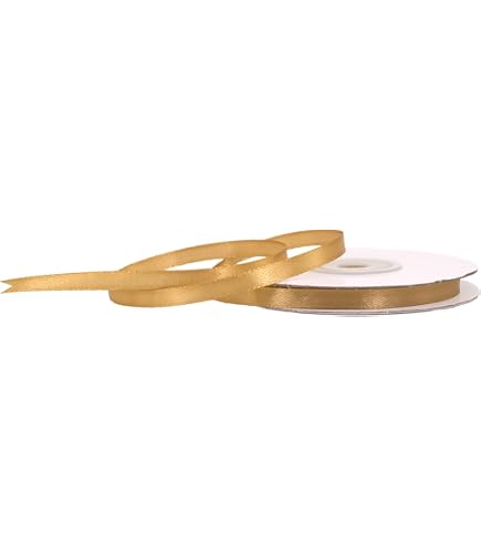 Produktbild von Creativery 32m Rolle Satinband 6mm (135 Braun) // Schleifenband