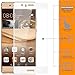 Produktbild zanasta Huawei P9 Plus Schutzfolie aus gehärtetem Glas [Vollständige Abdeckung] Hartglas Verbundglas (3D Full Cover/Abgerundet) Kristallklar HD 9H - Weiß