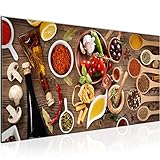 wandbild küchenkräuter HOHE FARBBRILLIANZ: hochwertiger Kunstdruck mit lichtechten und lebendigen Farben