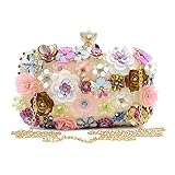 Estilo: en esta bolsa, utilizamos un montón de perlas y lentejuelas puras hechas a mano para coser, y también diseñadas con una cadena de cuerpo cruzado. Todo esto significa noble, elegante, a la moda.