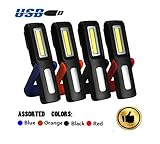 Three trees Lampada da lavoro portatile portatile wireless portatile LED COB con