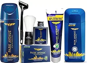 Park Avenue Good Morning Mens Grooming Essential Kit (7 Items in the set)