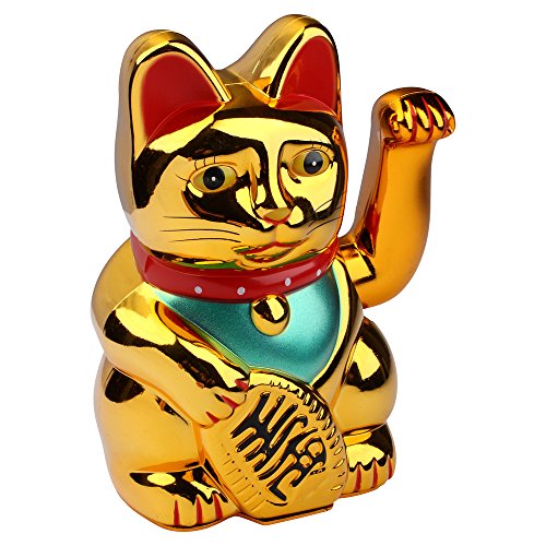 S/O Winkekatze Gold Winke Katze Chinesische Glücks Katze Glückskatze - 3