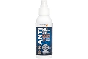 ‎OPTIMED PHARMA OPTIMED ANTI MÜZE - MÜcken ZEcken Schutz Spray 100ml – Insektenspray mit Icaridin & Lavendelextrakt – 10h Schutz vor Zecken, Mücken, Moskitos – DEET-frei, vegan, ohne künstliche Duftstoffe