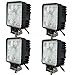 Produktbild 4 x Faro 27 W Quadratisch Spot LED Arbeitsscheinwerfer 9 LED-Tiefe Auto Boot